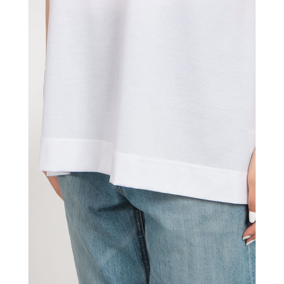 ブローディア BRODIAEA かすれプリント半袖Tシャツ （オフホワイト） オフホワイト