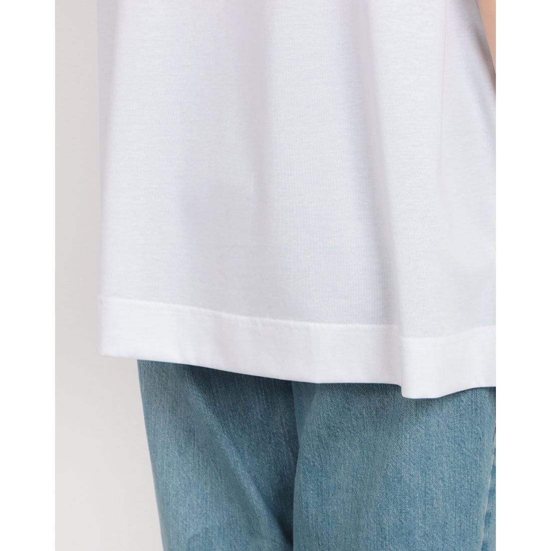 ブローディア BRODIAEA かすれプリント半袖Tシャツ （オフホワイト） オフホワイト