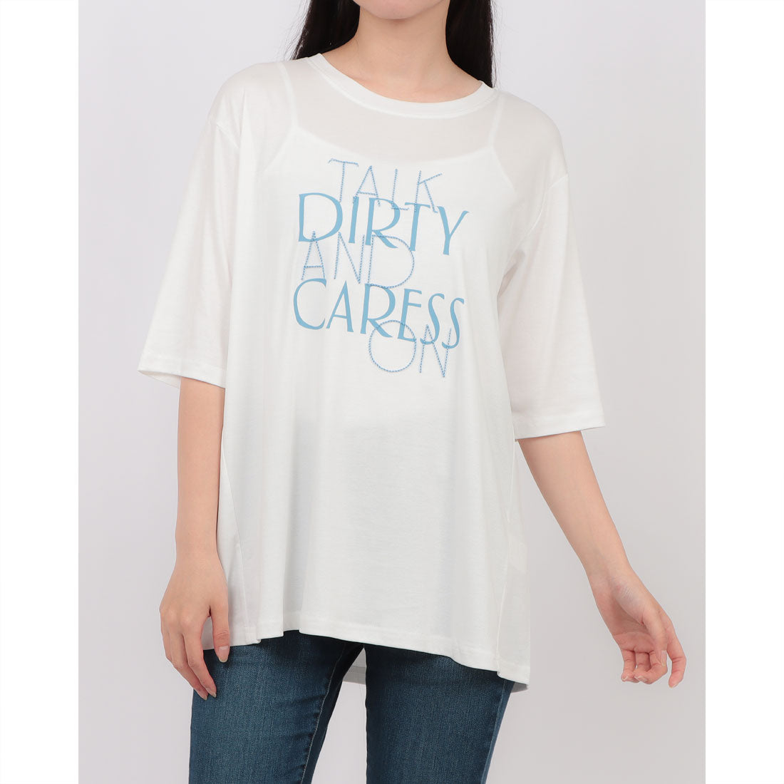 ブローディア BRODIAEA 立体刺繍ロゴ半袖Tシャツ （オフホワイト） オフホワイト