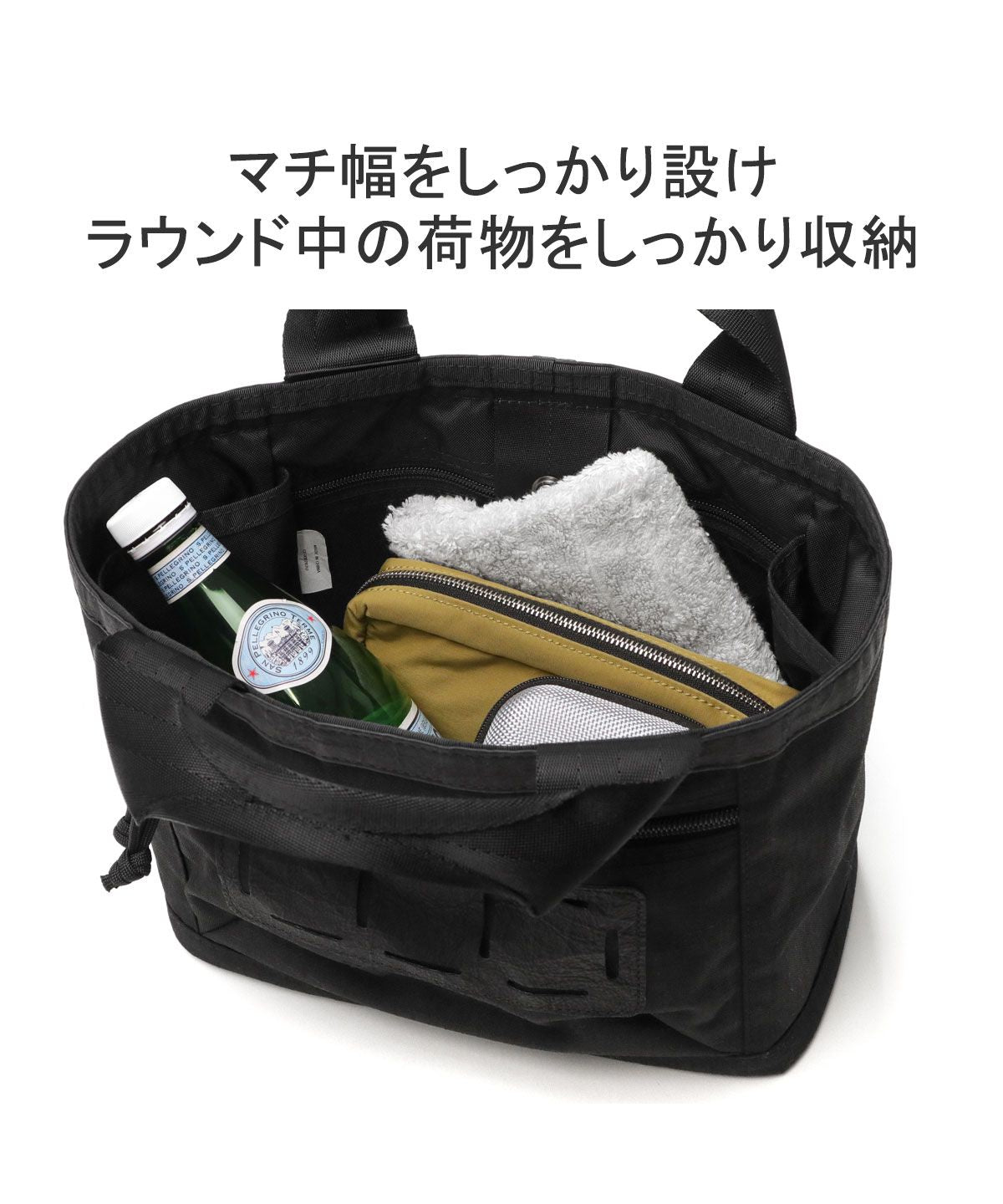 ブリーフィング BRIEFING 【日本正規品】 ブリーフィング ゴルフ トートバッグ メンズ レディース BRIEFING GOLF バッグ トート ブランド 小さめ BRG233T07 （ブラック） ブラック