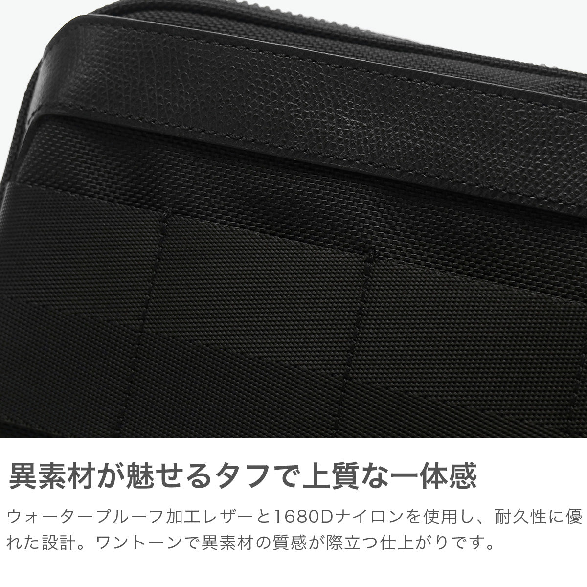 ブリーフィング BRIEFING 日本正規品 ポーチ 小物入れ メンズ おしゃれ ブランド トラベルポーチ ガジェットケース ビジネス 大人 ハンドル付き 黒 日本製 FUSION MOBILE POUCH BRA221A30 （GRAY） GRAY