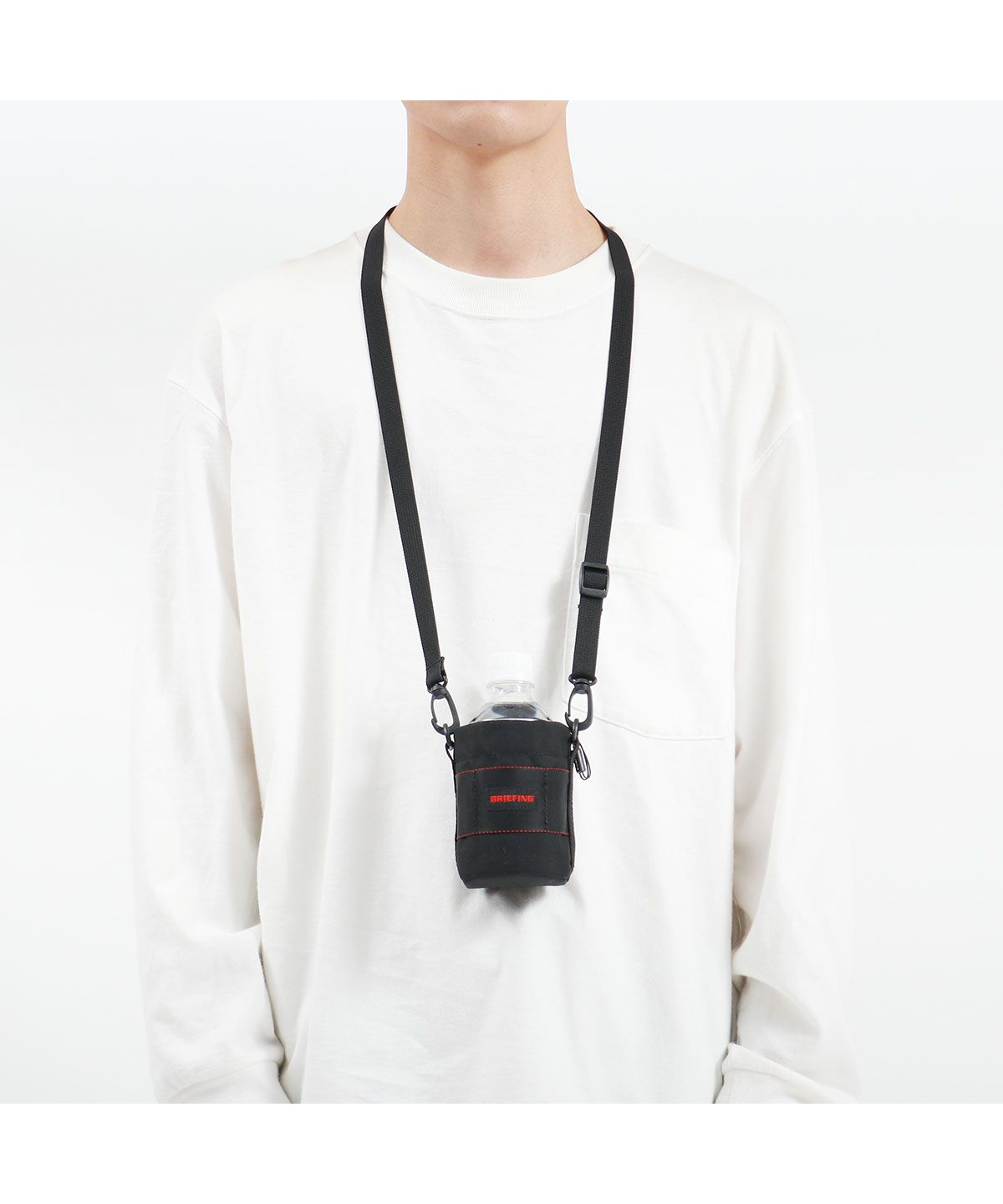 ブリーフィング BRIEFING 【日本正規品】 ブリーフィング ボトルホルダー BRIEFING OUTDOOR EQUIPMENT NECK DRINK HOLDER BRA223A17 （ブラック） ブラック