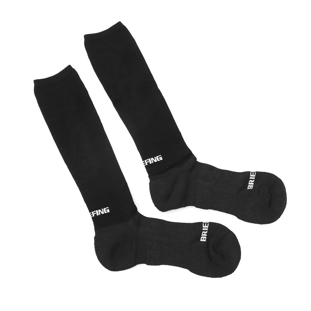 ブリーフィング BRIEFING 日本正規品 靴下 ソックス メンズ 男性 ハイソックス スポーツ 夏用 ブランド 消臭 綿 通気性 日本製 MEN’S WASHI×CORDURA(R) HIGH SOCKS BRG261MD4 （BLACK） BLACK