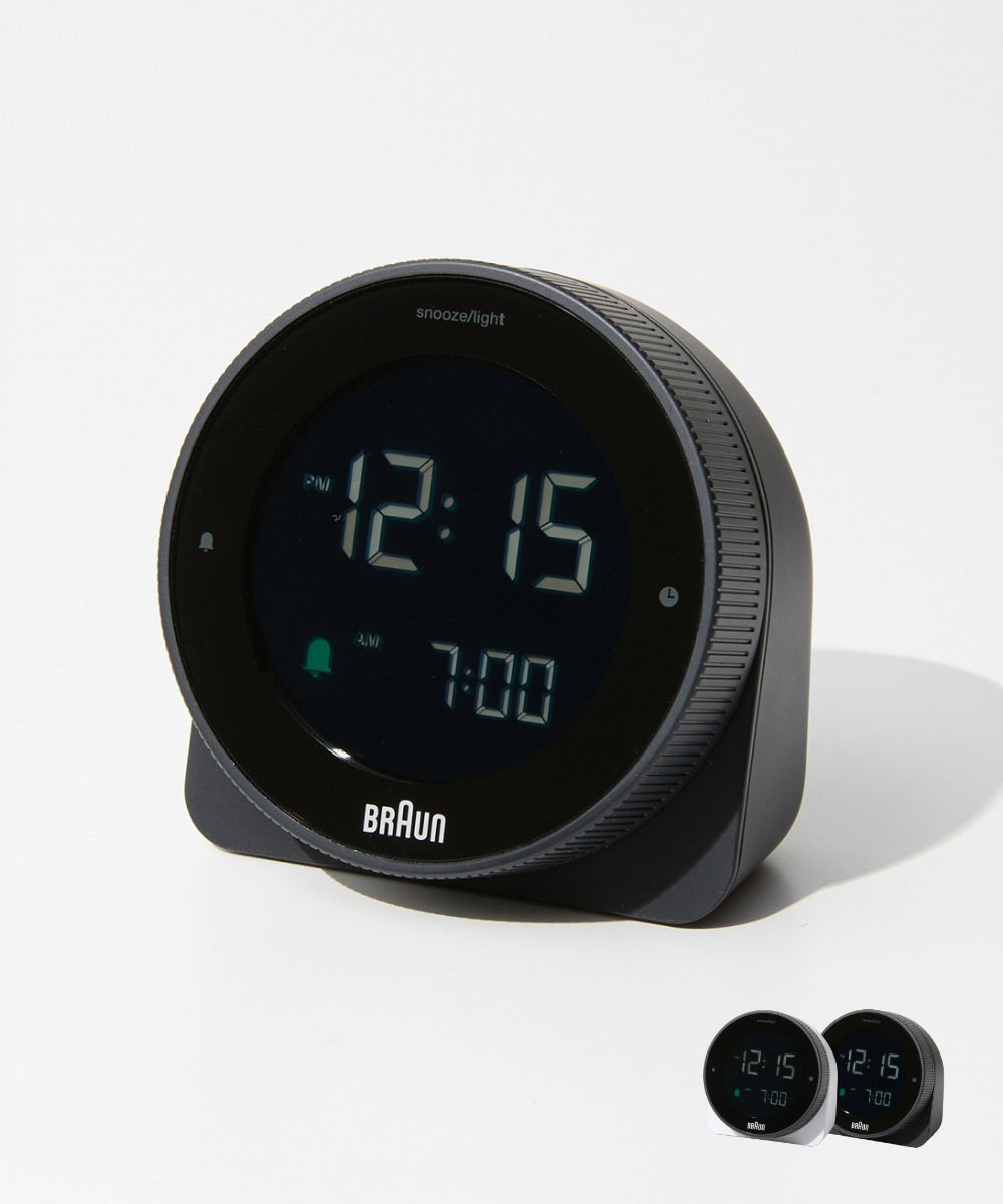 brown BRAUN brown BRAUN Digital Clock デジタルクロック BC24 Desk Clock 8cm Unisex Watch black white 【Non-returnable item】