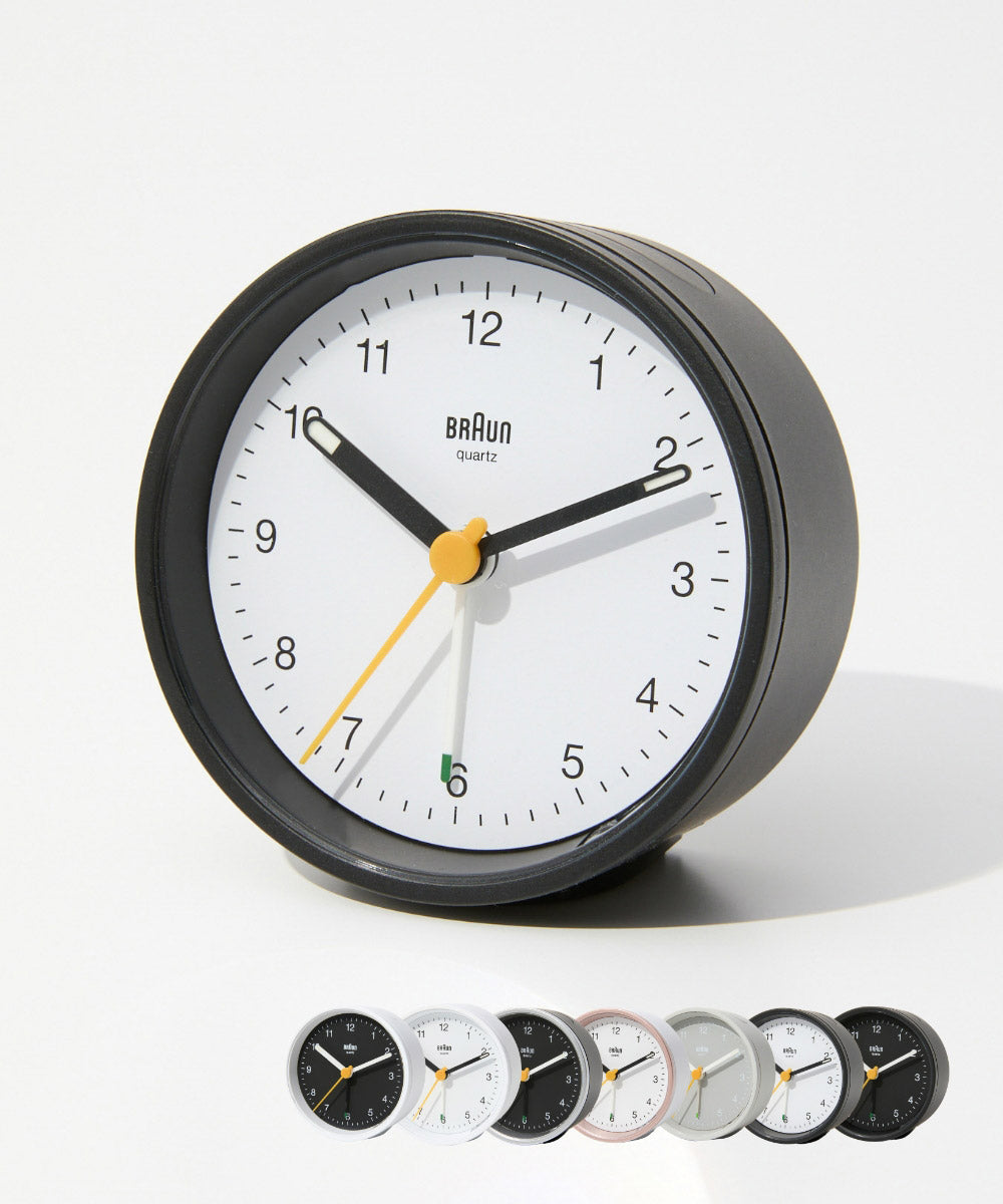ブラウン BRAUN ブラウン BRAUN Classic Alarm Clock クラシック アラームクロック BC12 置き時計 7.5cm ユニセックス 時計 【返品不可商品】 （ブラック） ブラック