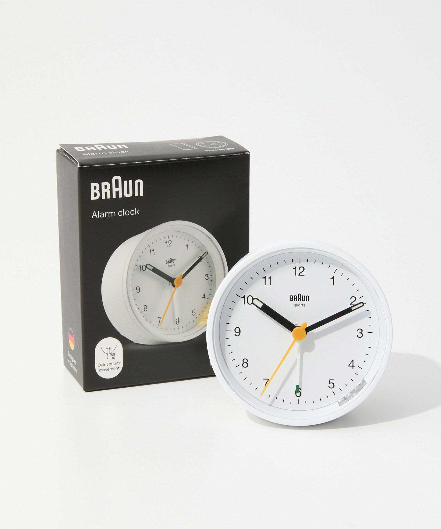ブラウン BRAUN ブラウン BRAUN Classic Alarm Clock クラシック アラームクロック BC12 置き時計 7.5cm ユニセックス 時計 【返品不可商品】 （ブラック） ブラック