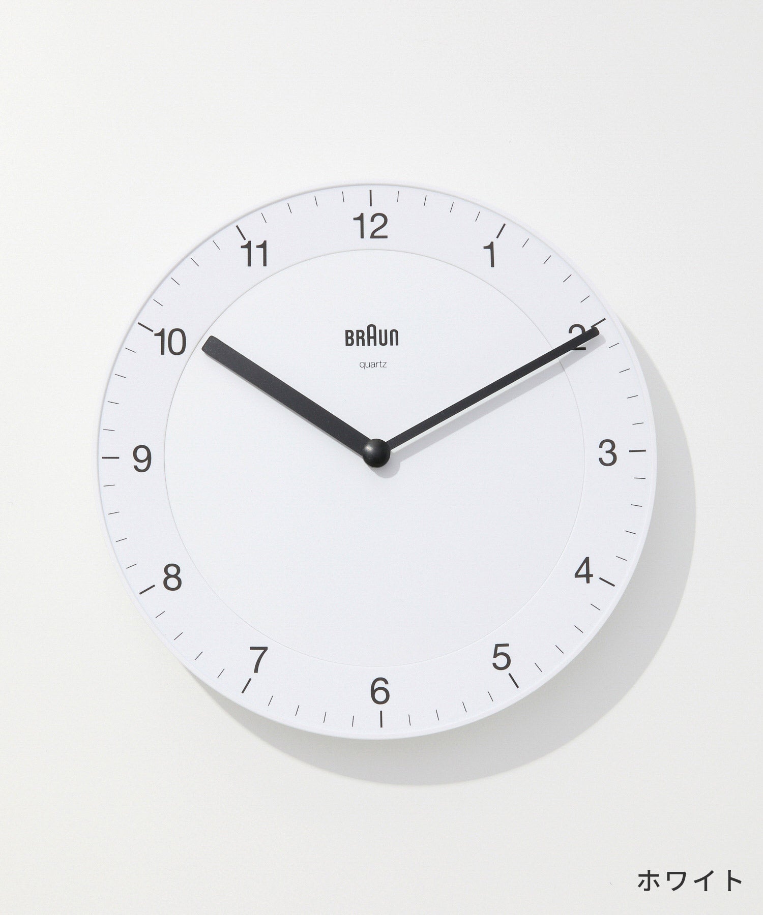 ブラウン BRAUN ブラウン BRAUN Classic Wall Clock クラシック ウォールクロック BC06 掛け時計 直径20cm ユニセックス 時計 ブラック グレー ホワイト 【返品不可商品】