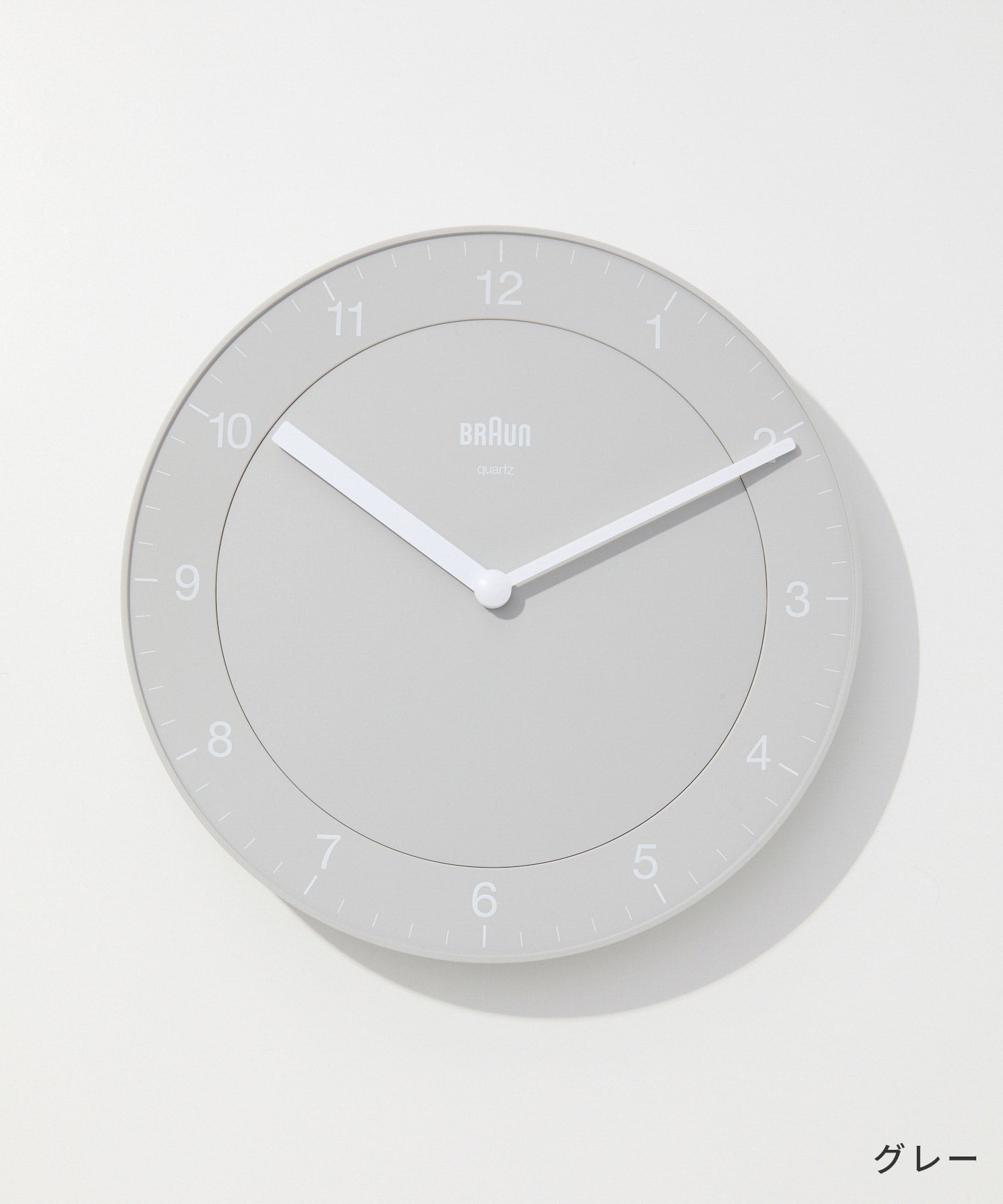 ブラウン BRAUN ブラウン BRAUN Classic Wall Clock クラシック ウォールクロック BC06 掛け時計 直径20cm ユニセックス 時計 ブラック グレー ホワイト 【返品不可商品】