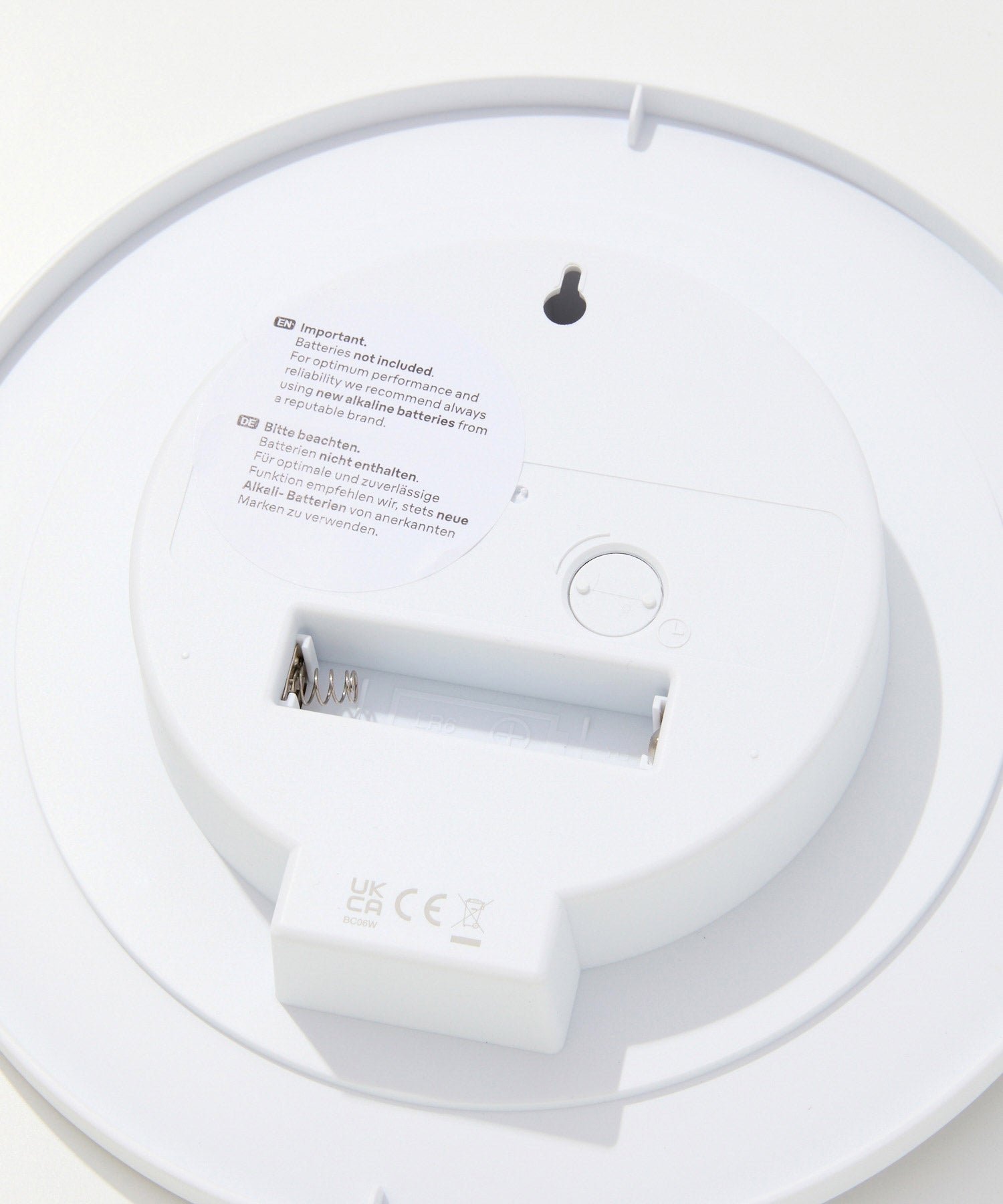 ブラウン BRAUN ブラウン BRAUN Classic Wall Clock クラシック ウォールクロック BC06 掛け時計 直径20cm ユニセックス 時計 ブラック グレー ホワイト 【返品不可商品】