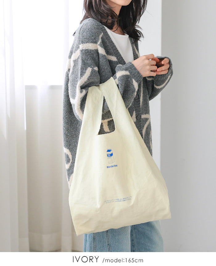 Happy Kyubin HAPPY Express 2WAY Canvas Marushe Eco Bag