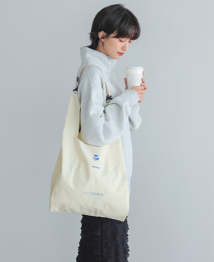 Happy Kyubin HAPPY Express 2WAY Canvas Marushe Eco Bag