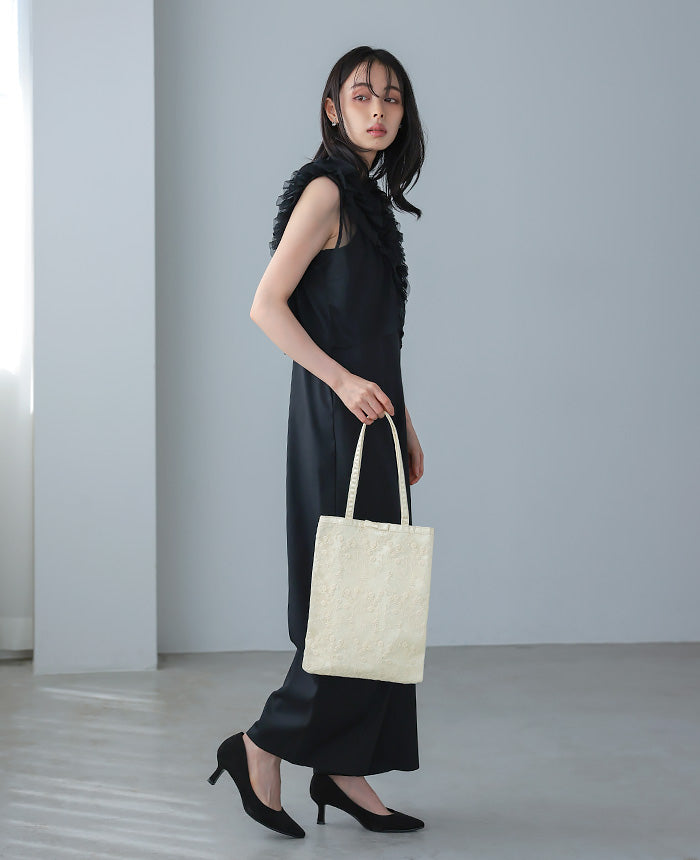 Happy Kyubin HAPPY Express Race Satin Flat Tote Bag