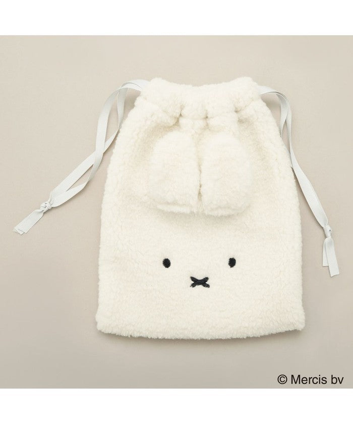 ブランシェス branshes 【miffy/ミッフィー/boris/ボリス】巾着 （オフホワイト） オフホワイト