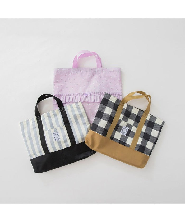 ブランシェス branshes お道具箱が入るフリルレッスンバッグ （ラベンダー） ラベンダー