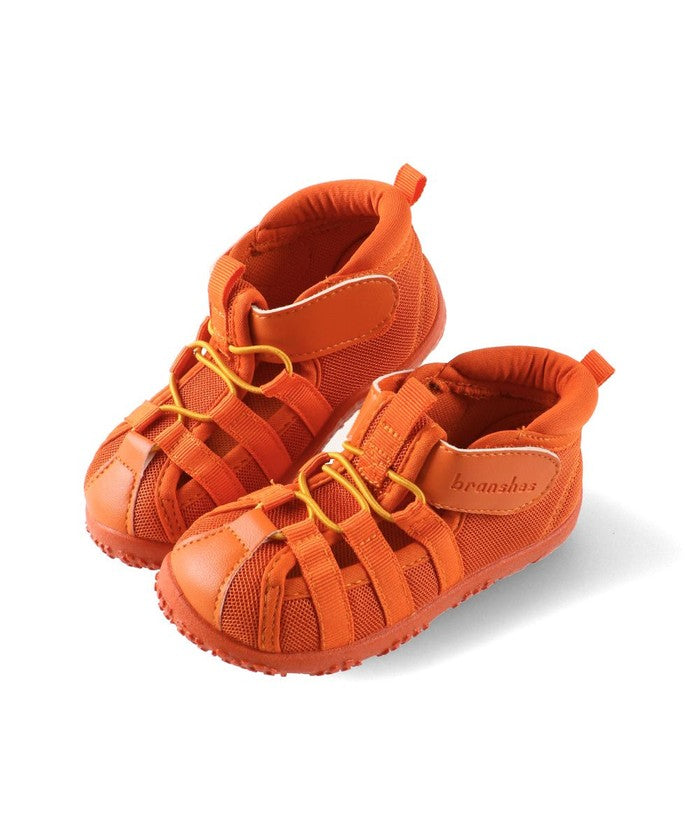 Blanches branshes mesh × synthetic leather water-draining sandals