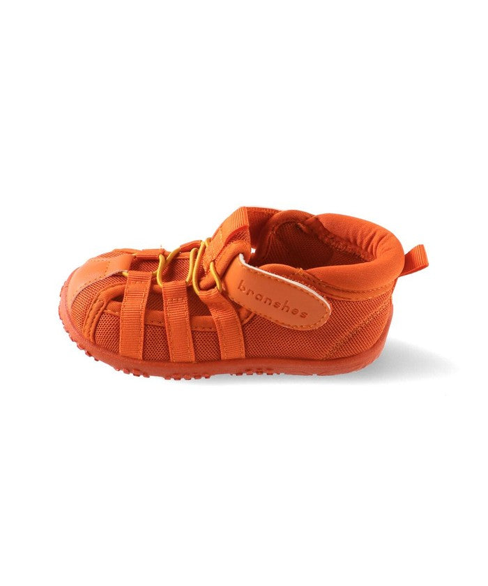 Blanches branshes mesh × synthetic leather water-draining sandals