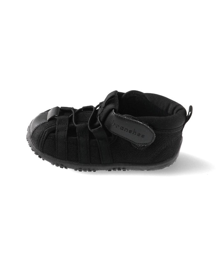 Blanches branshes mesh × synthetic leather water-draining sandals