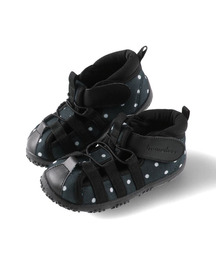 Blanches branshes mesh × synthetic leather water-draining sandals