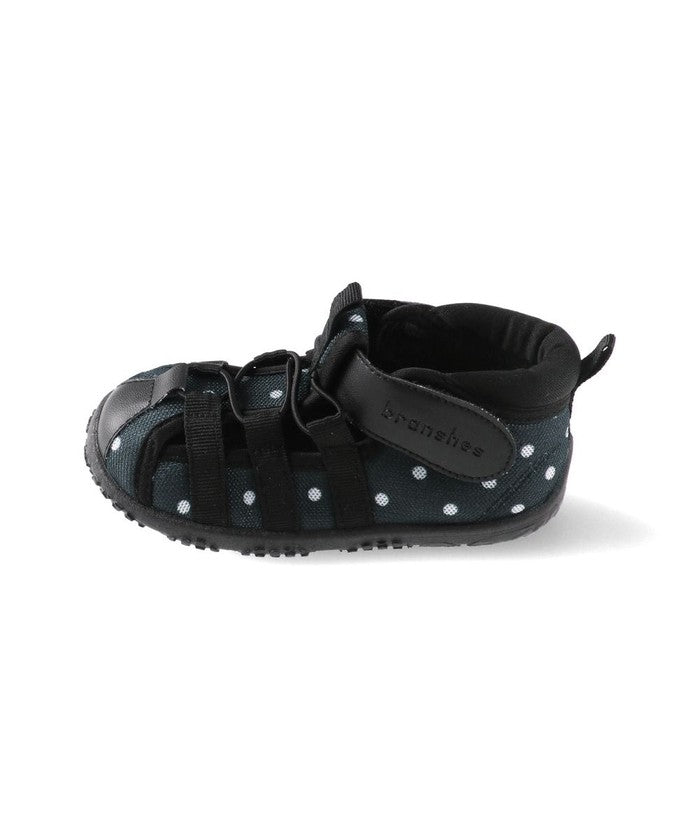 Blanches branshes mesh × synthetic leather water-draining sandals