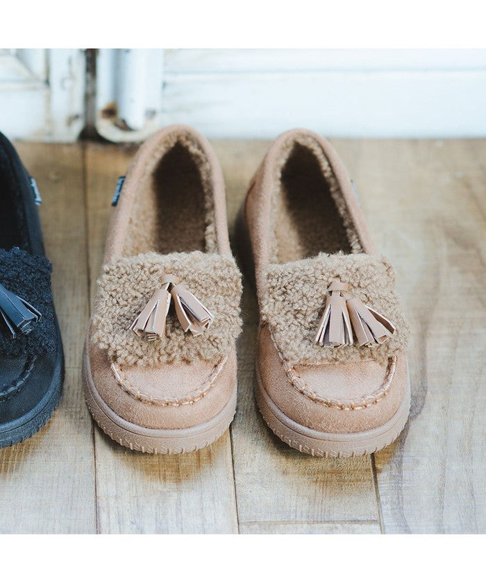 ブランシェス branshes モカシンシューズ （キャメル） キャメル