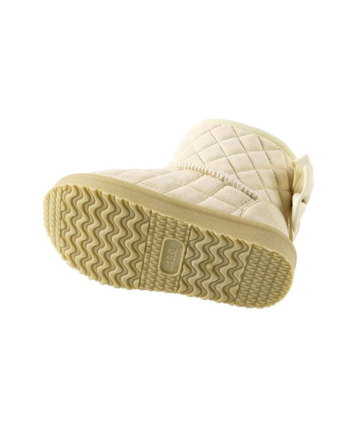 ブランシェス branshes キルトリボンブーツ （アイボリー） アイボリー