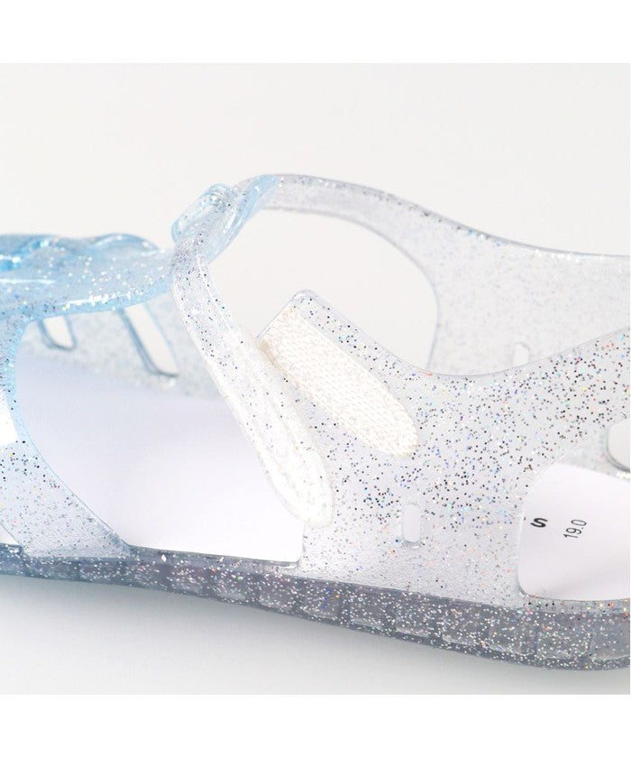 ブランシェス branshes キラキラクリアサンダル （パープル） パープル