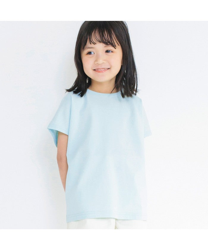 ブランシェス branshes 【WEB限定】ドルマン半袖Tシャツ （サックス） サックス