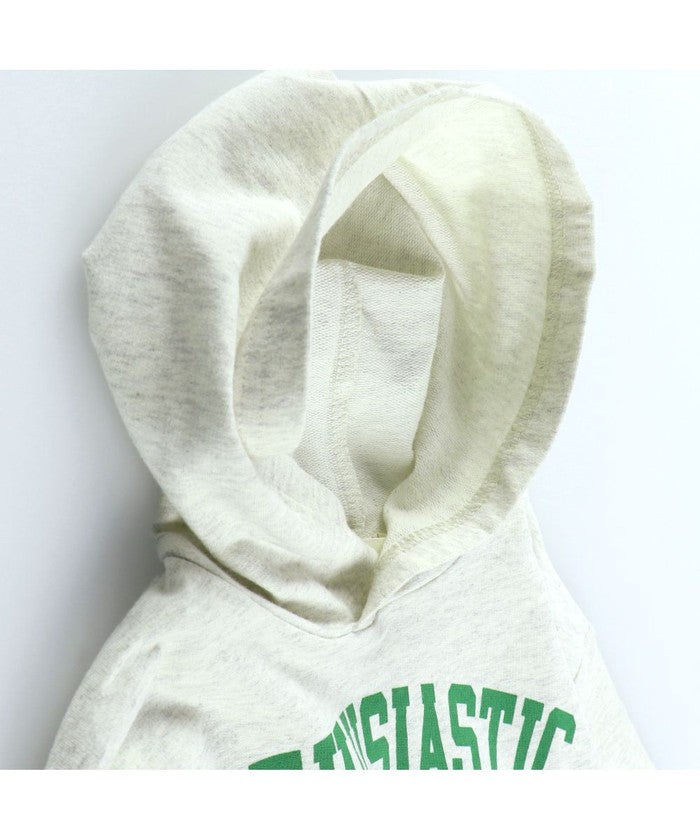 ブランシェス BRANSHES フード付きミニ丈ワンピース