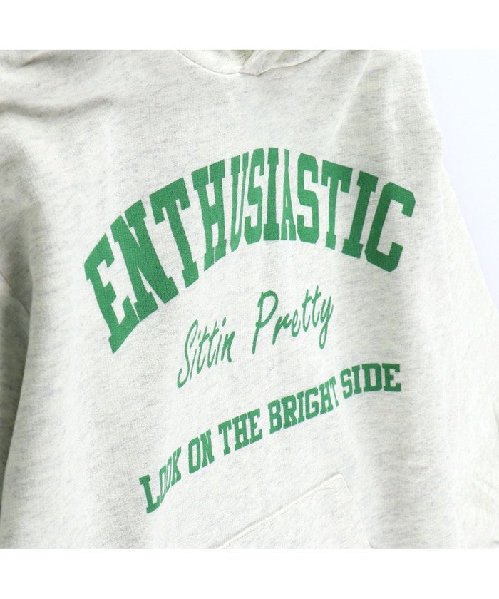 ブランシェス BRANSHES フード付きミニ丈ワンピース