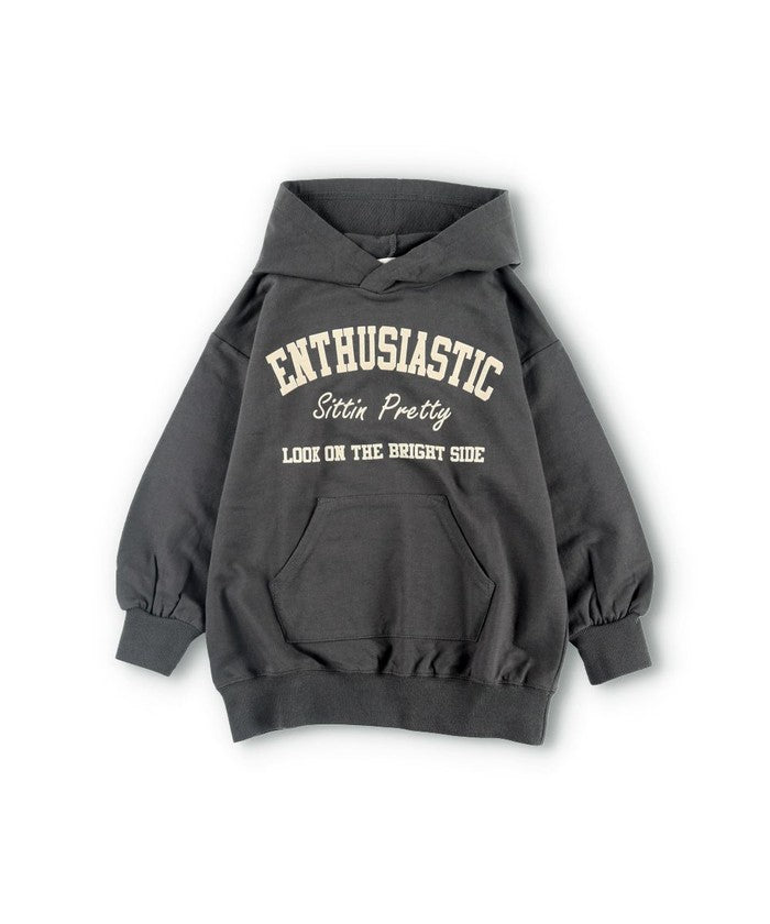 ブランシェス BRANSHES フード付きミニ丈ワンピース