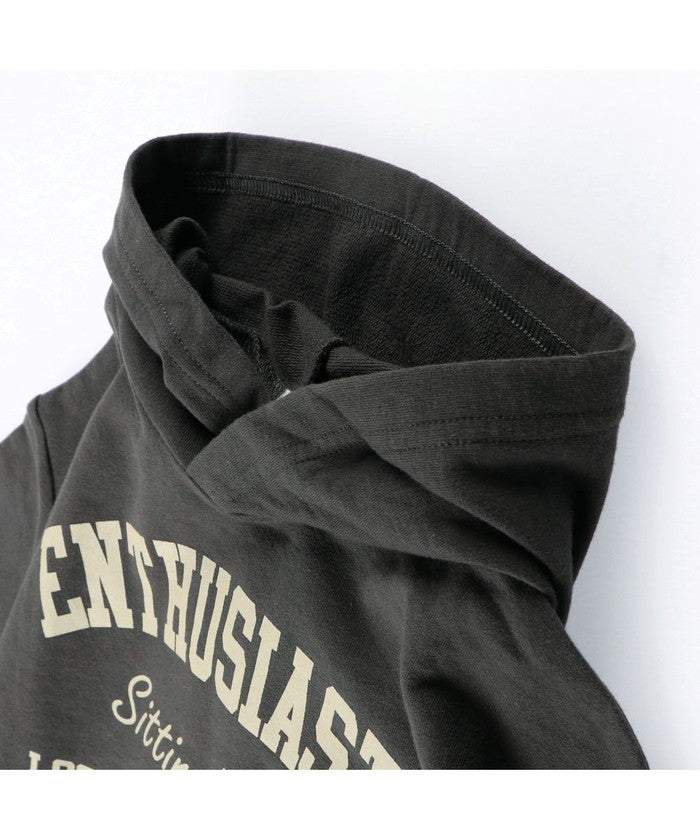 ブランシェス BRANSHES フード付きミニ丈ワンピース