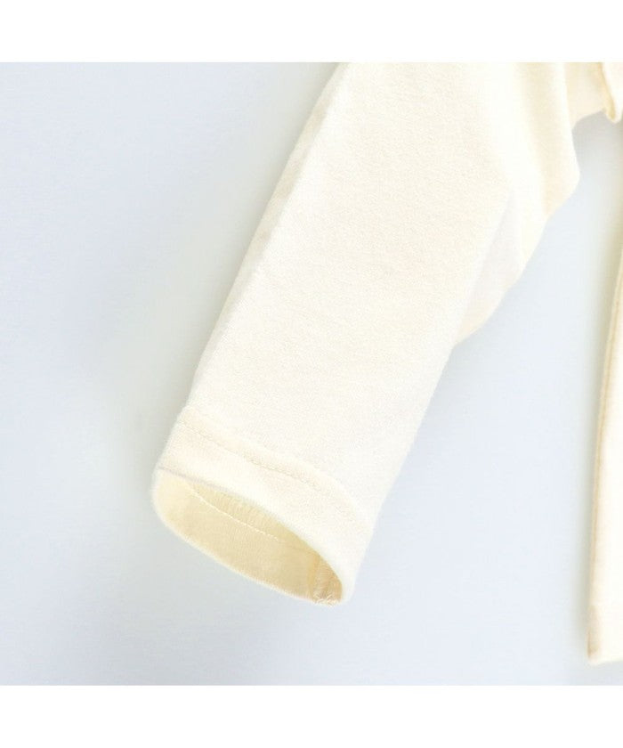 ブランシェス BRANSHES 【WEB限定/DRC】肩フリル綿100％長袖Tシャツ ロンT