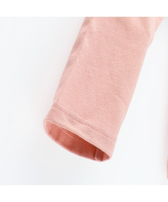 ブランシェス BRANSHES 【WEB限定/DRC】肩フリル綿100％長袖Tシャツ ロンT