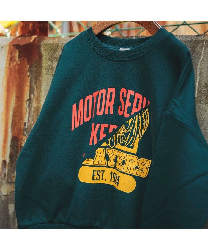 布蘭西斯 BRANSHES 【網路限定/DRC/柔軟薄款內裡】混合圖案運動衫