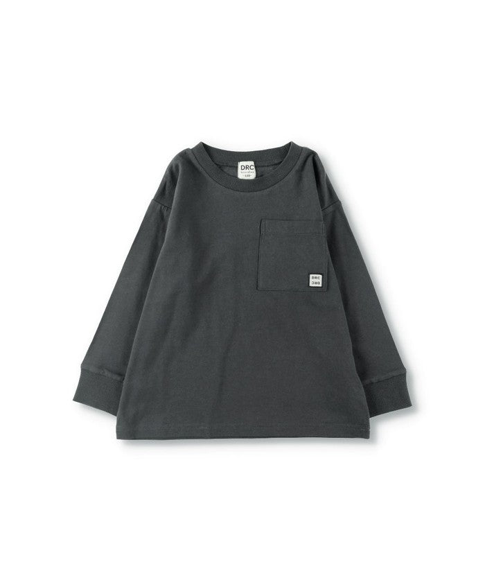 布蘭謝斯 BRANSHES 【網路限定/DRC/對肌膚友好的100%棉】口袋長袖T恤
