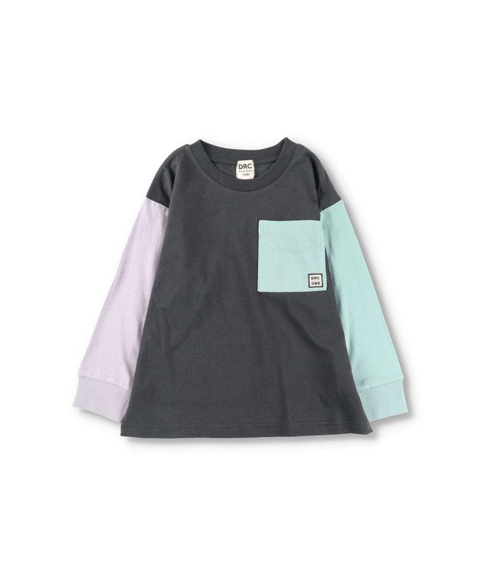 布蘭謝斯 BRANSHES 【網路限定/DRC/對肌膚友好的100%棉】口袋長袖T恤
