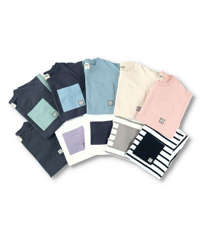 布蘭謝斯 BRANSHES 【網路限定/DRC/對肌膚友好的100%棉】口袋長袖T恤