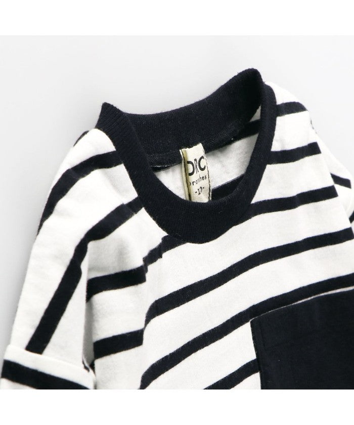 ブランシェス BRANSHES 【WEB限定/DRC/お肌に嬉しい綿100％】ポケット長袖Tシャツ