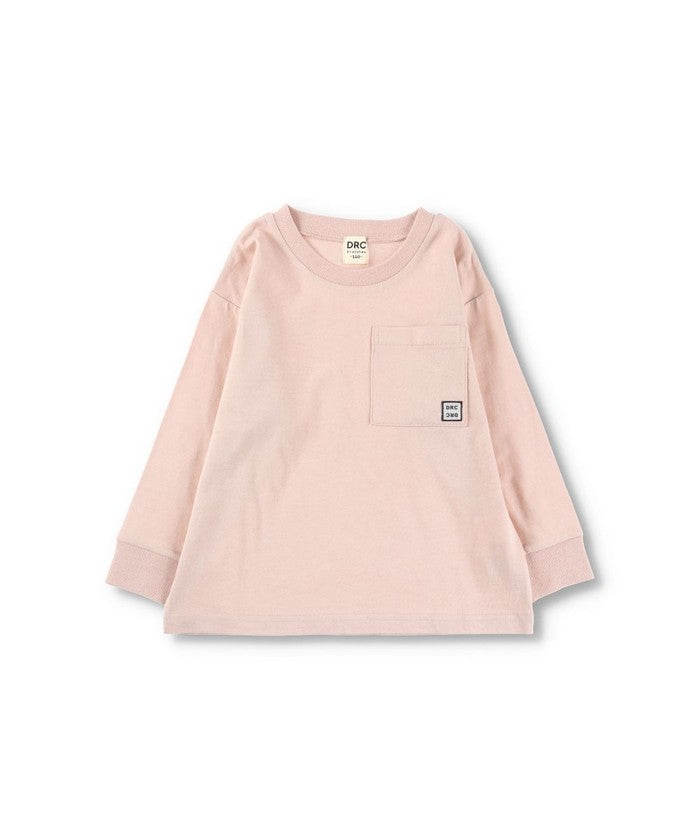 布蘭謝斯 BRANSHES 【網路限定/DRC/對肌膚友好的100%棉】口袋長袖T恤