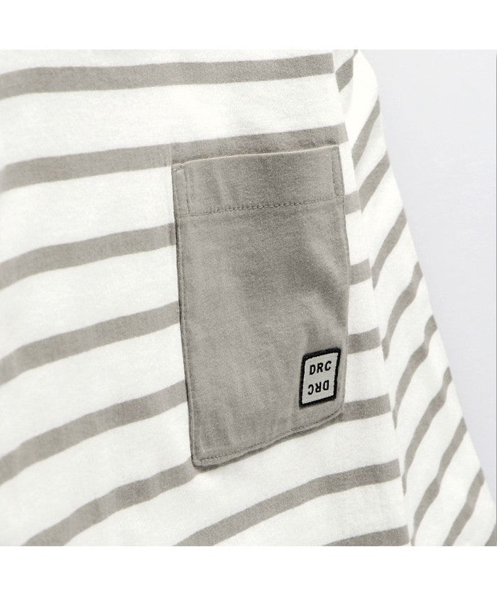 布蘭謝斯 BRANSHES 【網路限定/DRC/對肌膚友好的100%棉】口袋長袖T恤