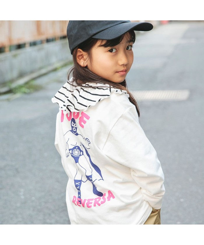 ブランシェス BRANSHES 【WEB限定/DRC/お肌に嬉しい綿100％】アソートグラフィック長袖Tシャツ,2