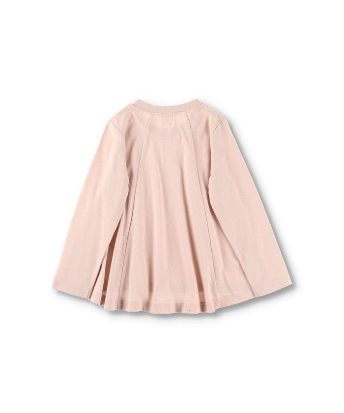 ブランシェス branshes 【WEB限定/DRC/やわらか天竺】Aラインフレア長袖Tシャツ （ラベンダー） ラベンダー