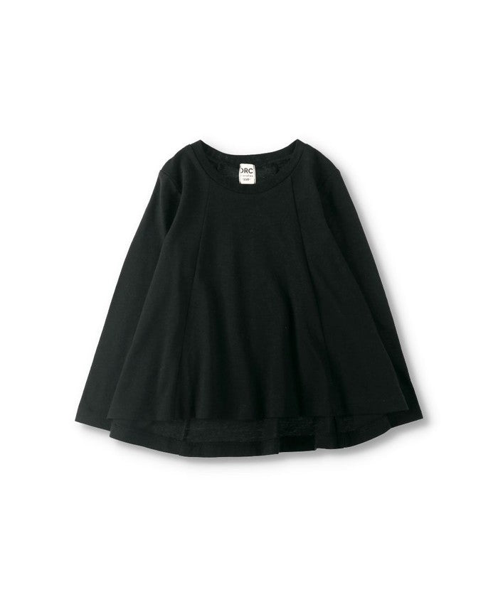 ブランシェス branshes 【WEB限定/DRC/やわらか天竺】Aラインフレア長袖Tシャツ （ラベンダー） ラベンダー