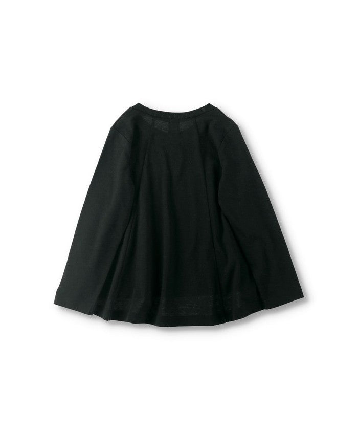 ブランシェス branshes 【WEB限定/DRC/やわらか天竺】Aラインフレア長袖Tシャツ （ラベンダー） ラベンダー