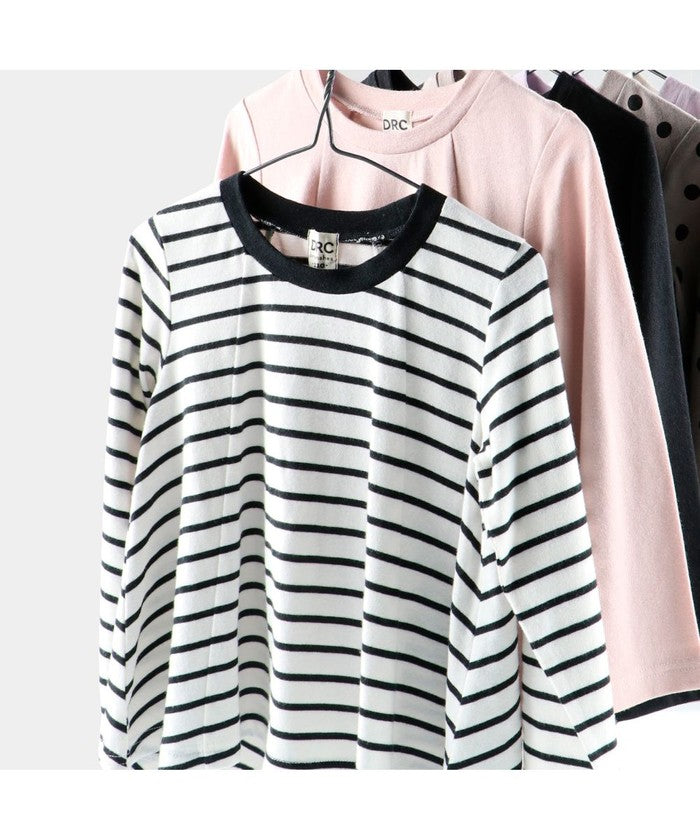ブランシェス branshes 【WEB限定/DRC/やわらか天竺】Aラインフレア長袖Tシャツ （1） 1