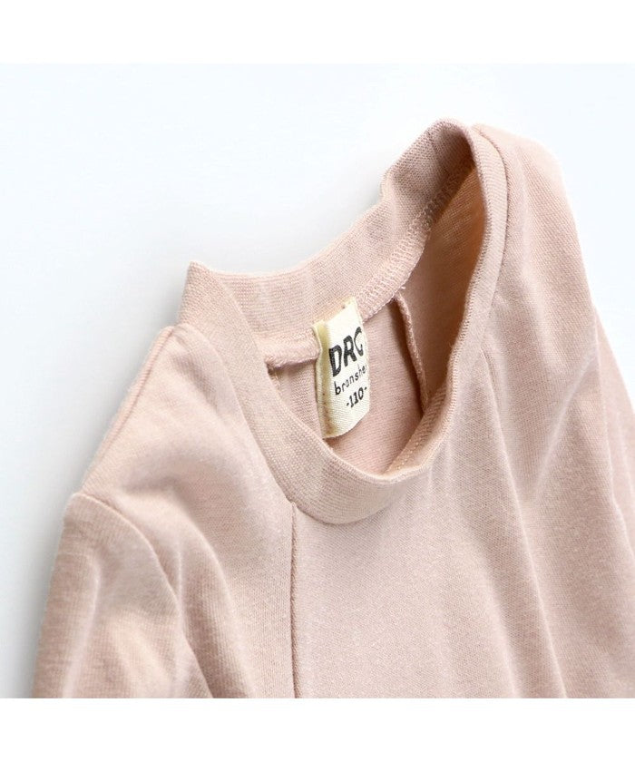 ブランシェス branshes 【WEB限定/DRC/やわらか天竺】Aラインフレア長袖Tシャツ （ブラック） ブラック