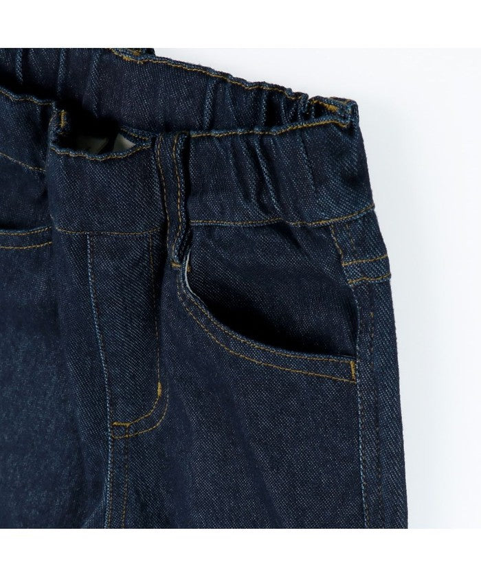 ブランシェス BRANSHES デニムニットロングパンツ