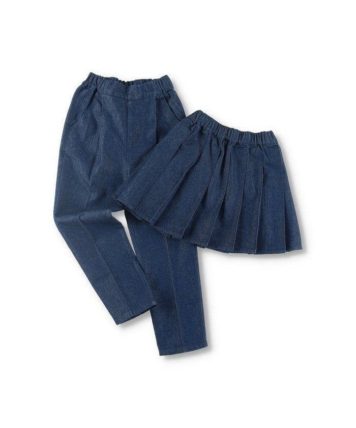 ブランシェス BRANSHES 【Ou? by EDWIN】スカート×パンツセット