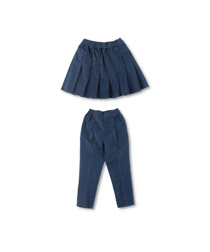 ブランシェス BRANSHES 【Ou? by EDWIN】スカート×パンツセット