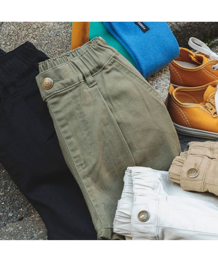 ブランシェス BRANSHES 【WEB限定/DRC】スーパータックテーパードストレッチツイルパンツ